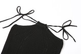 Women's Summer Sexy Backless Strappy Vest High Waist Slim Skirt Women Two Piece Set