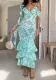 Summer Summer Elegant Sleeveless V Neck Long Dress Slim Dress