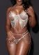 Sexy Tassel Body Chain Set Nightclub Shiny Sexy Jewelry Body Chain