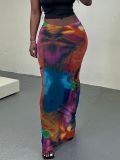 fashion print skirt