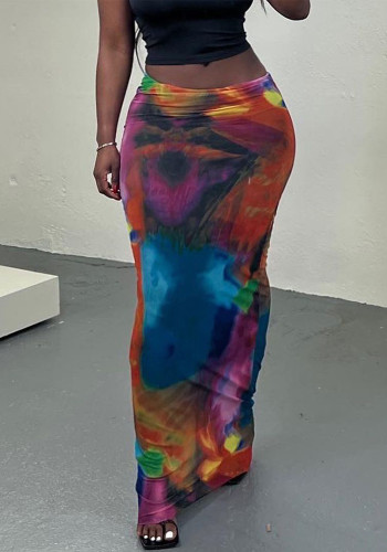 fashion print skirt