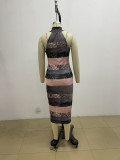 Ladies Printed Sleeveless Dress