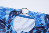 Women's Summer Sexy Strapless Top Slim Skirt Two Piece Set