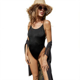 Summer Sexy See-Through Swimsuit Overshirt Sunscreen Cardigan Half-Sleeve Beach Coverup