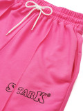 Fashionable Sports Two-Piece Pants Set Women's Sports Casual Letter Print T-Shirt Tops Trousers Fashion Suit
