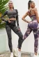 Peach Hip Fitness Pants Tie-Dye Yoga Clothing Sports Long-Sleeved Top Fitness Sports Trousers Yoga Suit Women