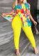 Women Sexy Off-Shoulder Casual Print Top and Pants Two-Piece Set