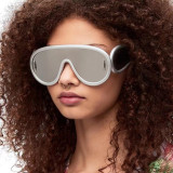 Sunglasses punk futuristic glasses big frame sunglasses