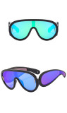 Sunglasses punk futuristic glasses big frame sunglasses