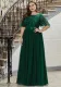 Elegant Evening Dress Sequin Plus Size Party Dress Mesh Swing Formal Party Maxi Dress