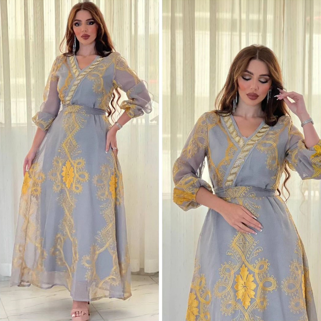 Islamic Arabic Lace Dress Evening Gowns Dubai Muslim India | Ubuy