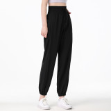 Spring Summer Casual Sweatpants Quick-Drying Women's Running Yoga Bundle Feet Loose Dance Wear Breathable Fitness Trousers