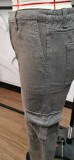 Denim Elastic Design Style Cargo Trousers Women's Fashion Trousers