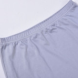 Women Style Cutout Elastic Waist Skirt