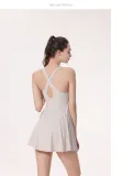 Women Summer Tennis Dress Yoga Wear Sports Dress