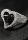 Cutout Heart Fashion Ring