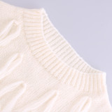 Women's Fall Winter Loose Fringe Fashion Casual Top Sweater