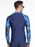 sun protection clothing men's diving suit Tight Fitting elastic Two Pieces adult long-sleeved jellyfish clothing snorkeling suit
