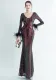 Long Sequins Plus Size Fat Beauty Formal Party Evening Dress