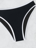 Sexy Bikini mit U-Ausschnitt, zweiteiliger Badeanzug, Badebekleidung
