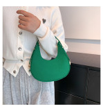 Baguette bag women's spring fashion retro felt creasing crocodile pattern underarm bag women's shoulder bag