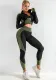 Quick-drying long-sleeved seamless yoga suit Tight Fitting fitness yoga clothing top sports yoga pants