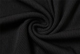 Sommer Damen Sexy Ripped Solid Low Neck Neckholder Ärmelloses, figurbetontes Kleid
