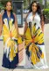 Women's Fashion Low Back Halter Neck Gown Print Maxi Dress