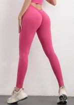 Back V Yoga Pants Women's High Waist Butt Lift Sports Sports Fitness Pants