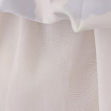 Halloween Girls printed small flying sleeve dress skirt tutu skirt flower girl princess dress