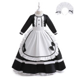 Anime costume black and white maid costume cosplay maid lolita cute maid costume