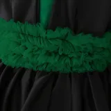 Kids Dresses Girls Long Sleeve Princess Tutu Skirt Cascading Ruffles Dress Birthday Dress