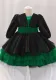 Kids Dresses Girls Long Sleeve Princess Tutu Skirt Cascading Ruffles Dress Birthday Dress
