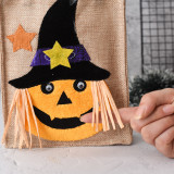 Halloween Nonwoven Tote Bag Candy Bag Halloween Pumpkin Tote Bag