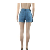 Women's Wash Style Street Cargo Zip Pocket Stretch Shorts