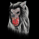 Halloween Mask Latex Headgear Werewolf Wolf Head Mask Animal Headgear