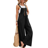 Women Solid Casual Overalls