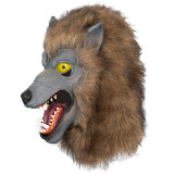 Halloween Mask Latex Headgear Werewolf Wolf Head Mask Animal Headgear
