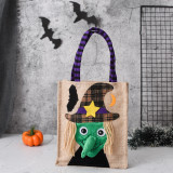 Halloween Nonwoven Tote Bag Candy Bag Halloween Pumpkin Tote Bag
