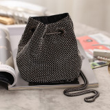 Diamond Bucket Shoulder Multi-Function Portable Evening Bag