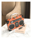 Messenger Bag Style Radio Small Case Bag Shoulder Bag Recorder Box Women's Bag