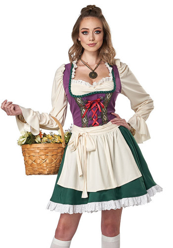 Halloween femmes bavarois National Oktoberfest Munich, Allemagne femmes Costume robe de femme de chambre
