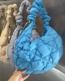 Women Dumpling Bag Cloud Pleated Bag Shoulder Bag