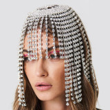 Women Boho Rhinestone Vintage Tassel Hair Accessory
