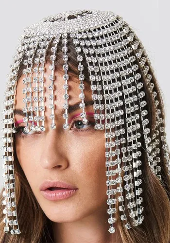 Women Boho Rhinestone Vintage Tassel Hair Accessory