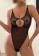 Women Sexy Suspenders See-Through Mesh Hollow One-Piece Sexy Lingerie