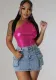 Sexy Fit Denim Mini Skirt Bodycon Club Skirt