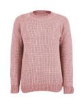 Autumn And Winter Chenille Sweater Women's Solid Color Round Neck Long-Sleeved Knitting Shirt Top