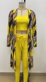 Women Fall Top and Jacket Trousers Three-Piece