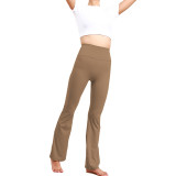 Yoga Pants Bell Bottom Pants Women Butt Lift High Waist Sports Gym Pants Stretch Wide Leg Pants